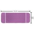 thumbnail image 2 of Abstract Microwave Oven Cover, Purple and Simple Shapes Geometric Design Intertwined Semicircles, Water Resistant Organizer with Pockets for Kitchen, 36" x 12", Pale Purple and Fuchsia, by Ambesonne, 2 of 4