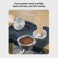 thumbnail image 4 of Coffee Tamper Stainless Steel Base Coffee Powder Press Hammer with Wooden Handle for Home Cafe Scene, 4 of 7