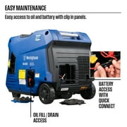 Westinghouse 5000 Peak Watt RV Ready, Gas Powered Portable Inverter Generator with Electric Start