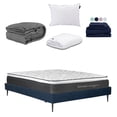 thumbnail image 1 of Colchón Matrimonial Trini Dicasa + Base Cama Slim + Almohada One + Protector Cloud + Sábanas Softy + Edredón Homy, 1 of 8