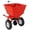 Red, variant on Memoryfield Tow Behind Broadcast Spreader, 130 lb Capacity Lawn & Garden Fertilizer Spreader, Pull Behind Seeder for Seed, Salt & Ice Melt, Red & Black