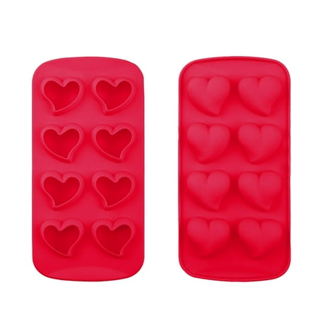 

QYZEU Side Of Fridge Storage Slow Melting Ice Glass Easy Release Silicone & Flexible 8 Ice Cube Trays With for Freezer Stackable Ice Trays With Covers