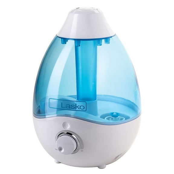 Lasko Ultrasonic Cool Mist Humidifier with Scent Tray and Nightlight, UH200, White and Blue