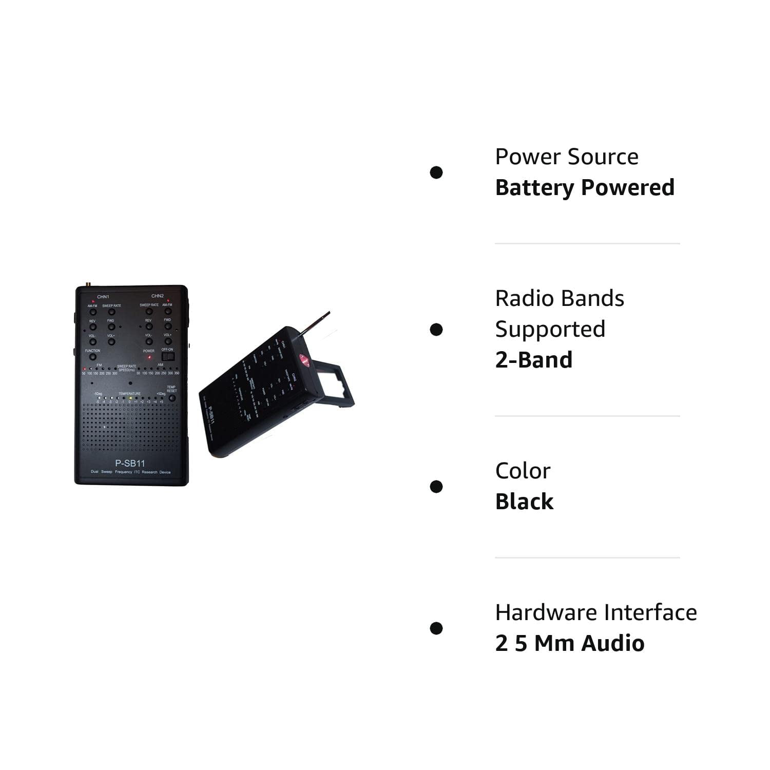 スピリットボックス　spritbox P-SB11心霊 ゴースト Amazon.co.jp: P-SB11-ANC スピリットボックス - SB11 調整可能
