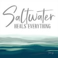 thumbnail image 2 of Rae, Marla 26x26 Gold Ornate Wood Framed with Double Matting Museum Art Print Titled - Saltwater Heals Everything, 2 of 4