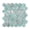 Beryl, variant on The Tile Life Eterna Hex 2" x 2" Shabby Green Glass Mosaic Floor and Wall Tile 1 Sheet