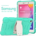 thumbnail image 4 of XYX Case for Samsung Galaxy Tab A 8.0 inch (SM-T290/SM-T295), Dual Layer Slim Heavy Shockproof Rugged Protective Cover Case with Kickstand (Mint Green), 4 of 7