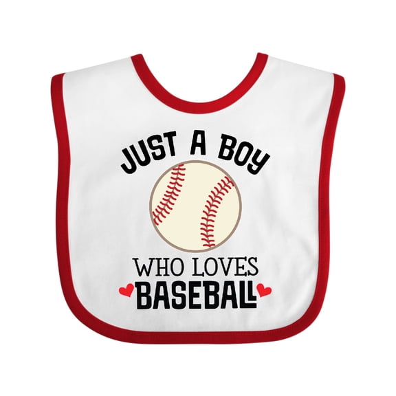 Inktastic Baseball Fan Quote Boys Sports Ball Boys Baby Bib