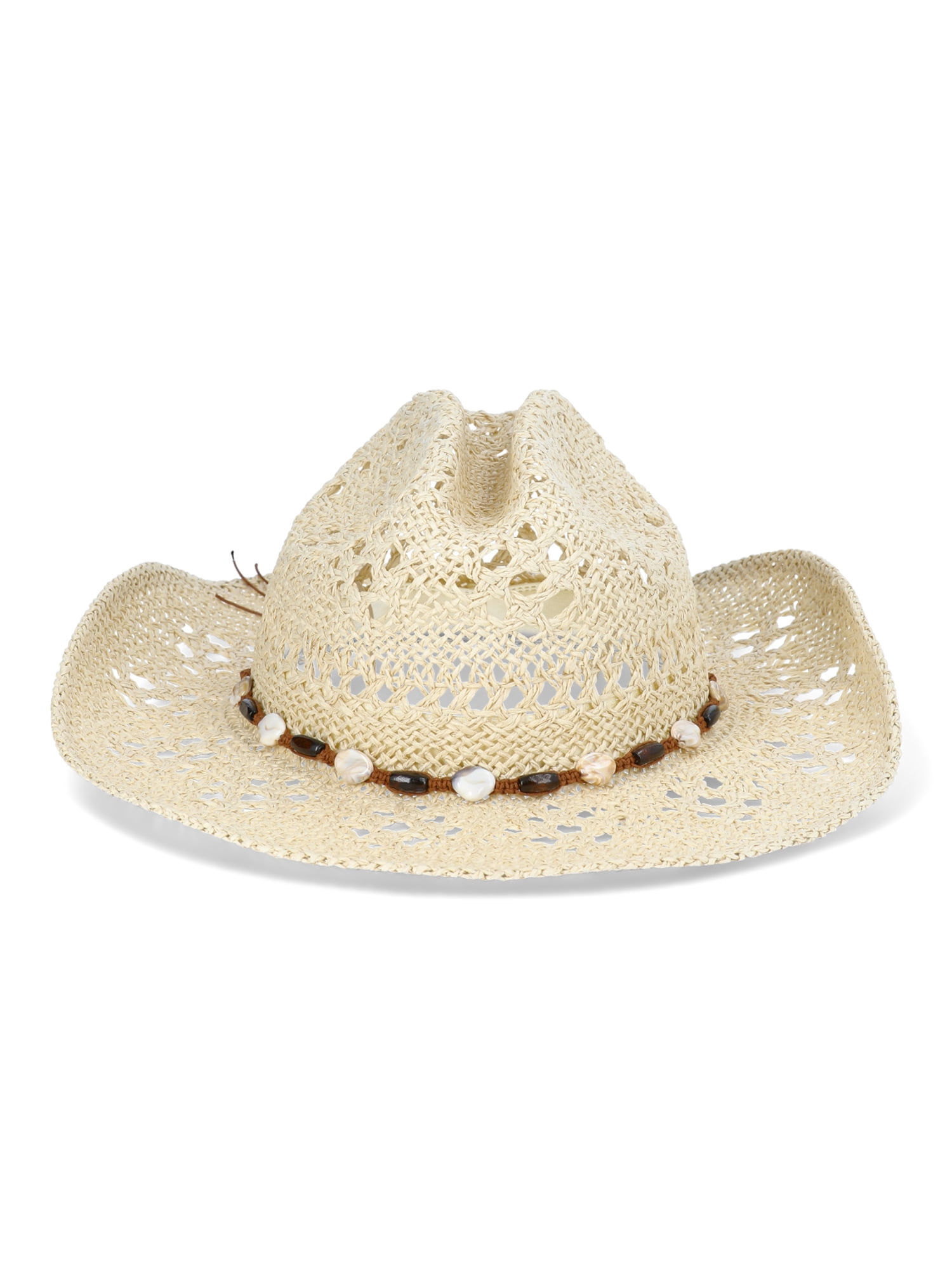 No Boundaries Paper Rancher Hat, Women’s, One Size, Tan