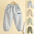 thumbnail image 6 of ZACPNCV Toddler Boys Cotton Crinched Hem Jogger Pants Sweatpant Gray 5-8 Years, 6 of 6