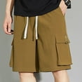 thumbnail image 5 of Xunlbb Summer Men's Cargo Shorts with Pockets Men's Casual Daily Outdoor Beach Lightweight And Breathable Work Shorts Cargo Sorts for Men, M-8XL, 5 of 9