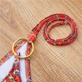 thumbnail image 5 of Two-Piece Swimsuit Solid Color Sling Knot Ring Bikini Beachwear Swimwear Swimwears Tankinis Set Red Nylon L, 5 of 5