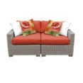 thumbnail image 1 of Ensemble de Meubles de Patio en Osier d'Extérieur 2 Pcs en Tangerine, 1 of 2