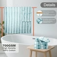 thumbnail image 6 of Sanmadrola Bath Towels Set of 8, 2 Bath Towels 2 Washcloths 4 Hand Towel -700 GSM 100% Cotton High Absorbent Quick Dry Green Bath Sheets for Bathroom,Gym,Hotel, 6 of 7