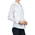 thumbnail image 3 of KOGMO Womens Basic Long Sleeve Button Down Shirts Office Work Blouse (S-3X), 3 of 7