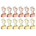 thumbnail image 1 of Uxcell 12Pcs Small Binder Clips, Duck Shape Cute Binder Clips Paper Clamps Bulk Plating for Paper Bookmarks Planner Notes Letter Journals Office Supplies Bags Crafts, Gold, Rose Gold, 1 of 6