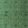thumbnail image 1 of Ahgly Company Indoor Square Abstract Turquoise Blue Modern Area Rugs, 4' Square, 1 of 4