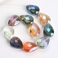 thumbnail image 3 of U8MO 5pcs 18x13mm 24x17mm Flat Teardrop Faceted Crystal Glass Loose Beads DIY Jewelry-18x13mm-Random Mixed, 3 of 7