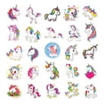 thumbnail image 3 of Pegatinas para álbum de recortes, 50 Uds., pegatinas de unicornio, pegatinas florales para diario de balas, para sobres, decoración de álbumes de fotos DIY, 3 of 5