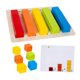 thumbnail image 2 of Bloques de aprendizaje de matemáticas bloques de construcción de madera coincidencia para niños niños niños educación temprana cubos juguetes, 2 of 9