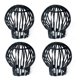 thumbnail image 2 of Parts Roof Drain Dirt Down Pipe Filter Drain Cover Fittings Gutter Leaf Outdoor Protecter Replacement 2/4/6pcs, 2 of 5