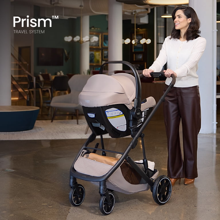 Britax Prism Full-Size Travel System With Willow S Infant Car Seat and  Alpine Base  Raven Black