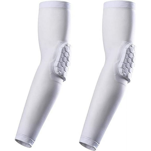Elbow Pads, Basketball Shooter Sleeves, Collision Avoidance Hex Padded Elbow for Volleyball Football Baseball Cycling