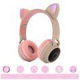thumbnail image 4 of Cute Ear Bluetooth 5.0 Auriculares con cancelación de ruido LED Auriculares de 3,5 mm con micrófono Inevent EL4101-02, 4 of 6