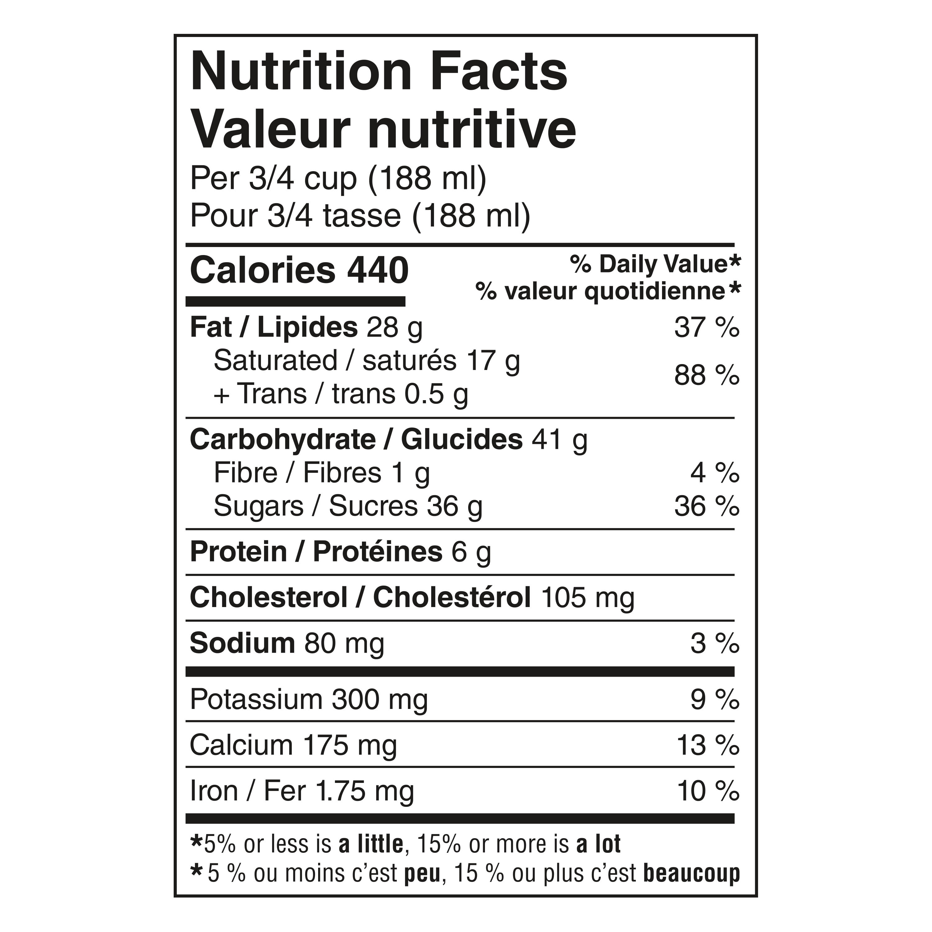 Layers Triple Chocolate Ice Cream, 414 mL