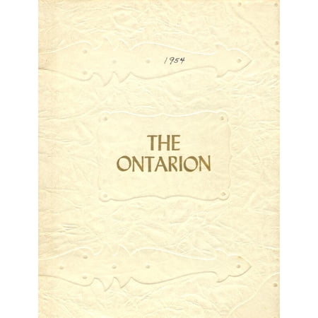 (Custom Reprint) Yearbook: 1954 Lyme Central School - Ontarion Yearbook (Chaumont NY)