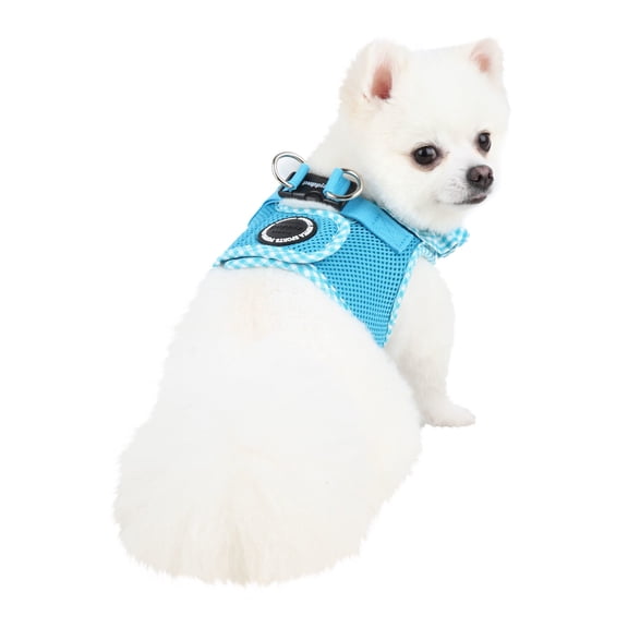 Puppia Vivien Step-In Vest Dog Harness, Sky Blue, Large