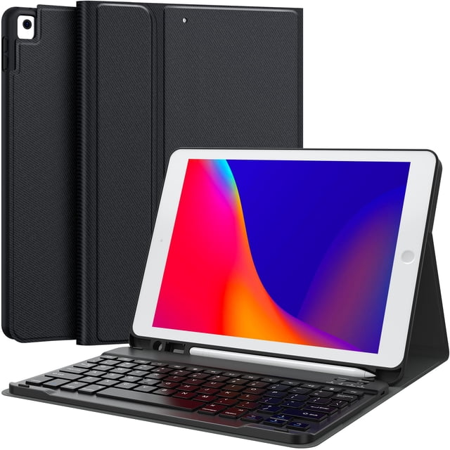 Funda de teclado CHESONA para iPad 9ª generación 2021 de 10,2 pulgadas con lápiz