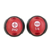 Hyper Tough 2 Piece Stubby Screwdriver Set, 4 inch