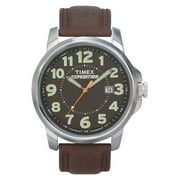 Men's Expedition Metal Field Watch, Brown Leather Strap