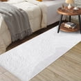 thumbnail image 2 of Modern Abstract Area Rug – Soft Low Pile Faux Wool Carpet – Non-Slip, Washable, Non-Shedding – Perfect for Living Room, Bedroom, 2 of 7