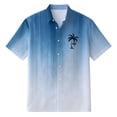 thumbnail image 4 of YANGXINX Mens Short Sleeve Shirts 2026 Summer Hawaiian Tropical Tree Gradient Print Button Down Tops Casual Beach Vacation Loose Fit Shirt, 4 of 4
