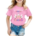 thumbnail image 3 of Gzbliryd Happy Easter Day T-Shirt Rabbit Graphic Tees Girls Easter T Shirts for Little Girl Casual Short Sleeve Tee Tops (Pink,3-4 Years), 3 of 3