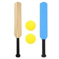 thumbnail image 2 of 1 Set Children Cricket Set Outdoor Cricket Bat Portable Cricket Training Stick Plastic Bat For Cricket Sports Cricket Bat Retro Cricket Bat, 2 of 9