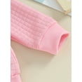 thumbnail image 6 of Bagilaanoe 2PCS Toddler Baby Girl Pants Set Letter Print Long Sleeve Hoodie Sweatshirt Tops + Sweatpants 6M 12M 2T 3T 4T 5T Kids Casual Sweatsuits, 6 of 9