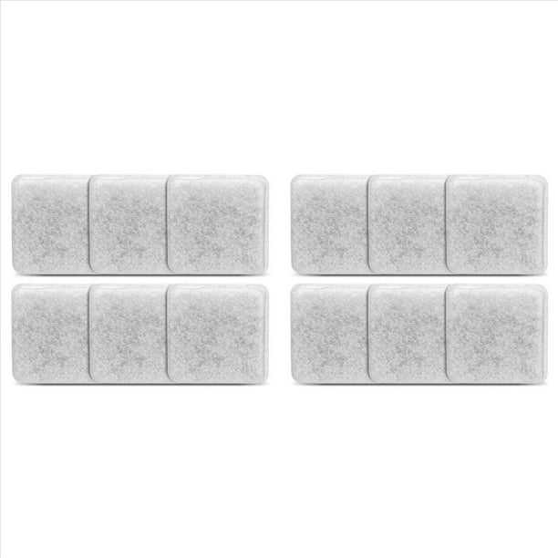 Filtro de Repuesto para Fuente de Agua para Mascotas de 0,5/1/2,5/4 Galones, Filtros para Fuente de Agua para Gatos, Filtros para Dispensadores de Agua para Perros, 12 Unidades