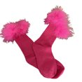 thumbnail image 3 of xiaxaixu Chaussettes Longues pour Femmes, Chaussettes Lolita en Patchwork de Fourrure Colorées et Douces, Chaussettes Décontractées pour Fête de Rue, 3 of 8