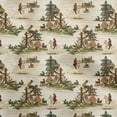 thumbnail image 1 of oneOone Cotton Cambric Brown Fabric Cowboy Craft Projects Decor Fabric Printed By The Yard 42 Inch Wide-aA, 1 of 5