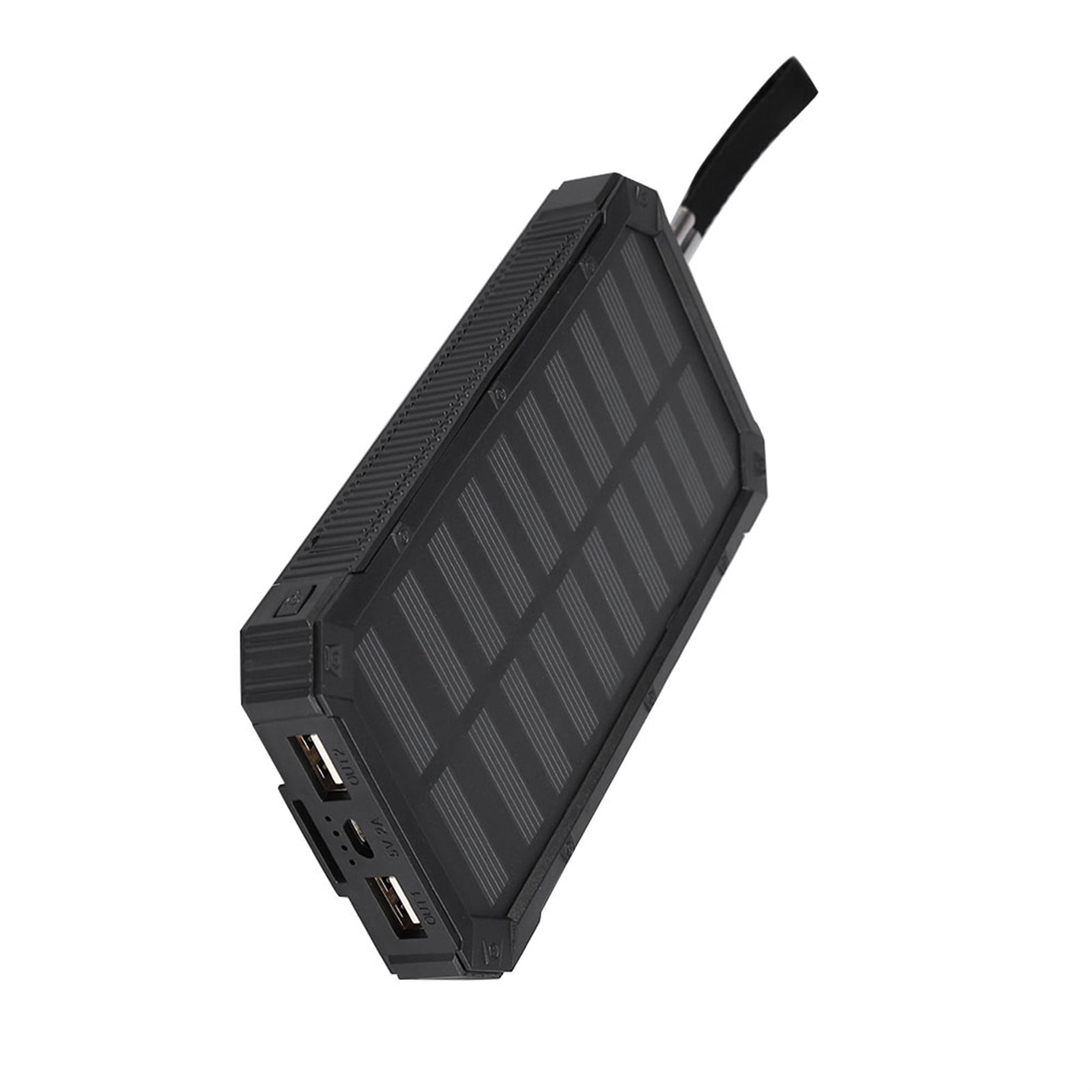 Solar Charger Power Bank, 20000mAh Portable Solar Phone Charger, Dual USB  Mobile Power Bank Case DIY Kit, Fast Charger External Battery Pack for Outdoor Activities