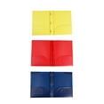 Plastic folders with pockets heavy duty two pocket file organizer