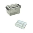 thumbnail image 2 of SuChun Produce Storage Storage Box Transparent Kit Storage Items Storage Transparent Multi Compartment Storage Box For Items Household Large Capacity Storage Box Gray, 2 of 9