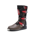 thumbnail image 3 of Botas de motocross para hombre: conducción todoterreno, carreras de motos de cross, zapatos de moto con protección para el tobillo y tracción duradera,Marrón,44, 3 of 11