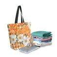 thumbnail image 2 of FORMRS Womens Canvas Tote Bag with Zipper Inner Pocket Shoulder Handbag, Sunny Floral, 2 of 7