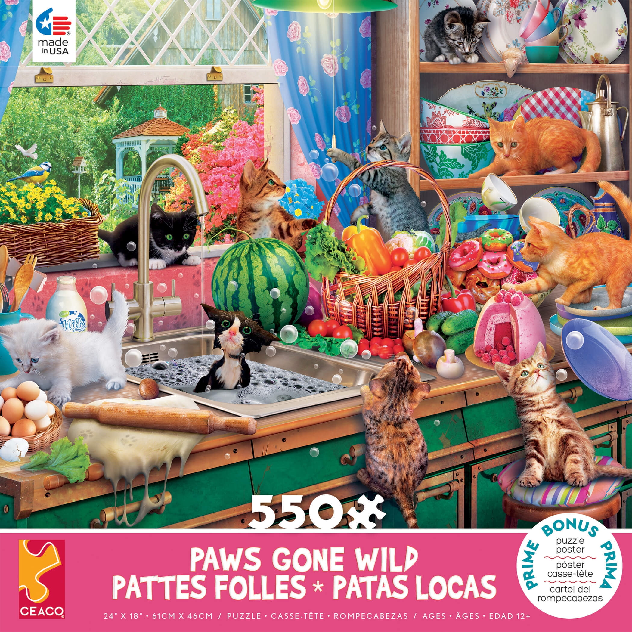 Ceaco Jigsaw Puzzle Weekend Escape The Bakery Art Food 550 PC for sale online 