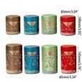 thumbnail image 5 of Elegant Metal Tea Caddys Convenient Tea Container with Lid Durable Tea Tin Chinese Style Tea Box Snacks Storage Box, 5 of 17