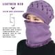 thumbnail image 5 of Worallymy Mujeres Invierno Cálido Gorro Bufanda Tejido Terciopelo A Prueba De Viento Cálido Mantener Chica Gorro Caminar Senderismo Ciclismo Gorro Púrpura claro Worallymy JD735815726, 5 of 7
